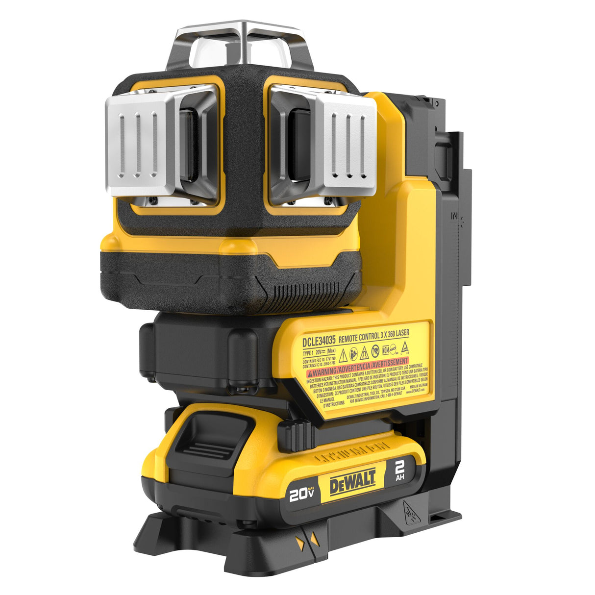DEWALT DCLE34035D1 20V MAX* XR® Remote Control 360º Line Laser Kit