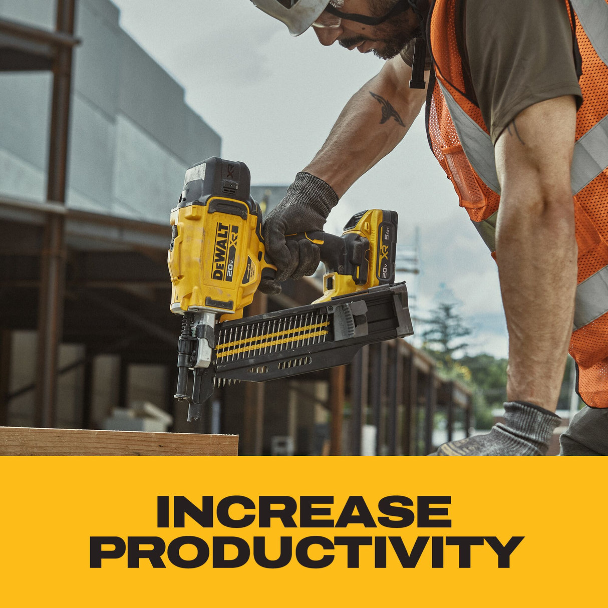DEWALT DCN910B 20V MAX* XR® Brushless 21° Plastic Collated Duplex Nailer (Tool Only)