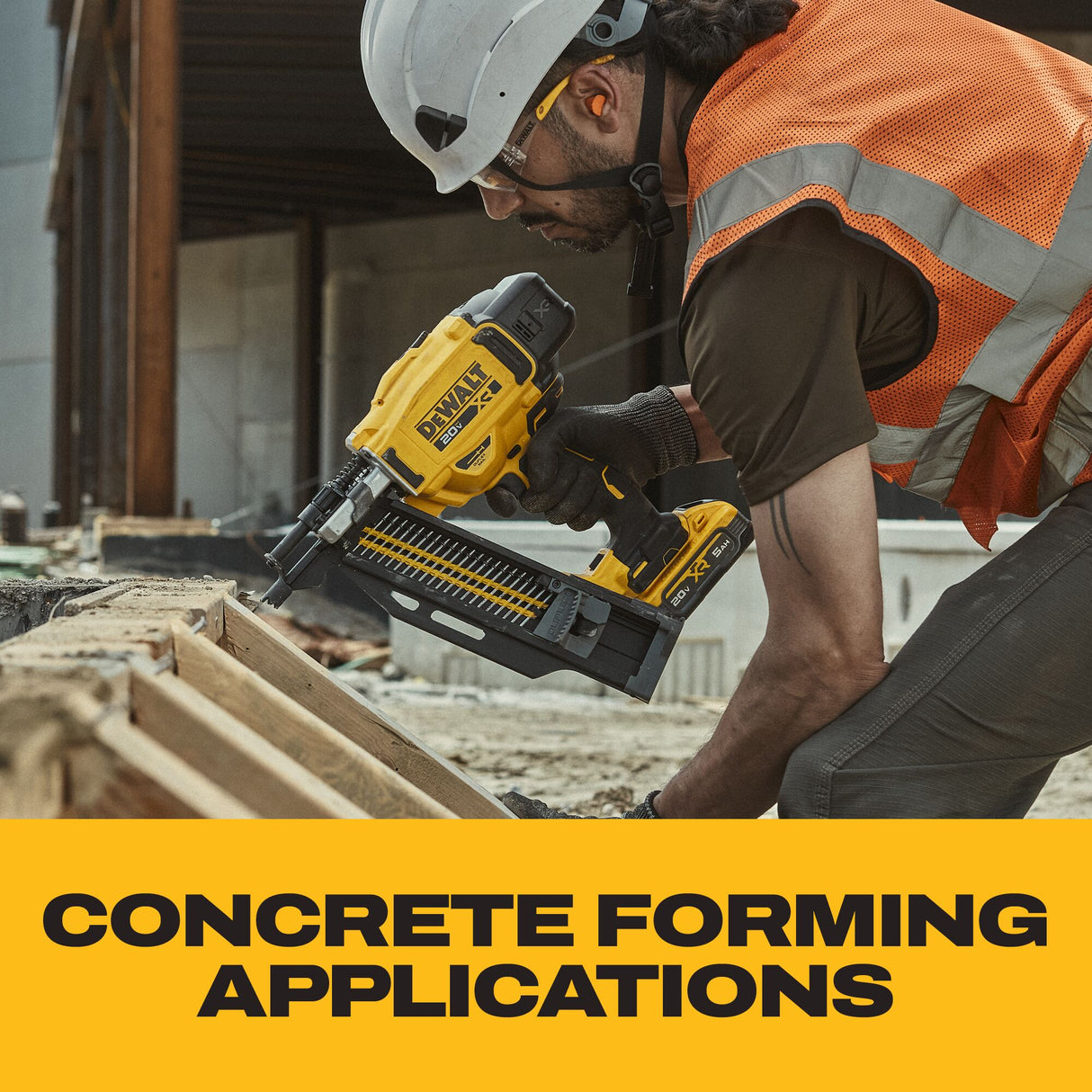DEWALT DCN910B 20V MAX* XR® Brushless 21° Plastic Collated Duplex Nailer (Tool Only)
