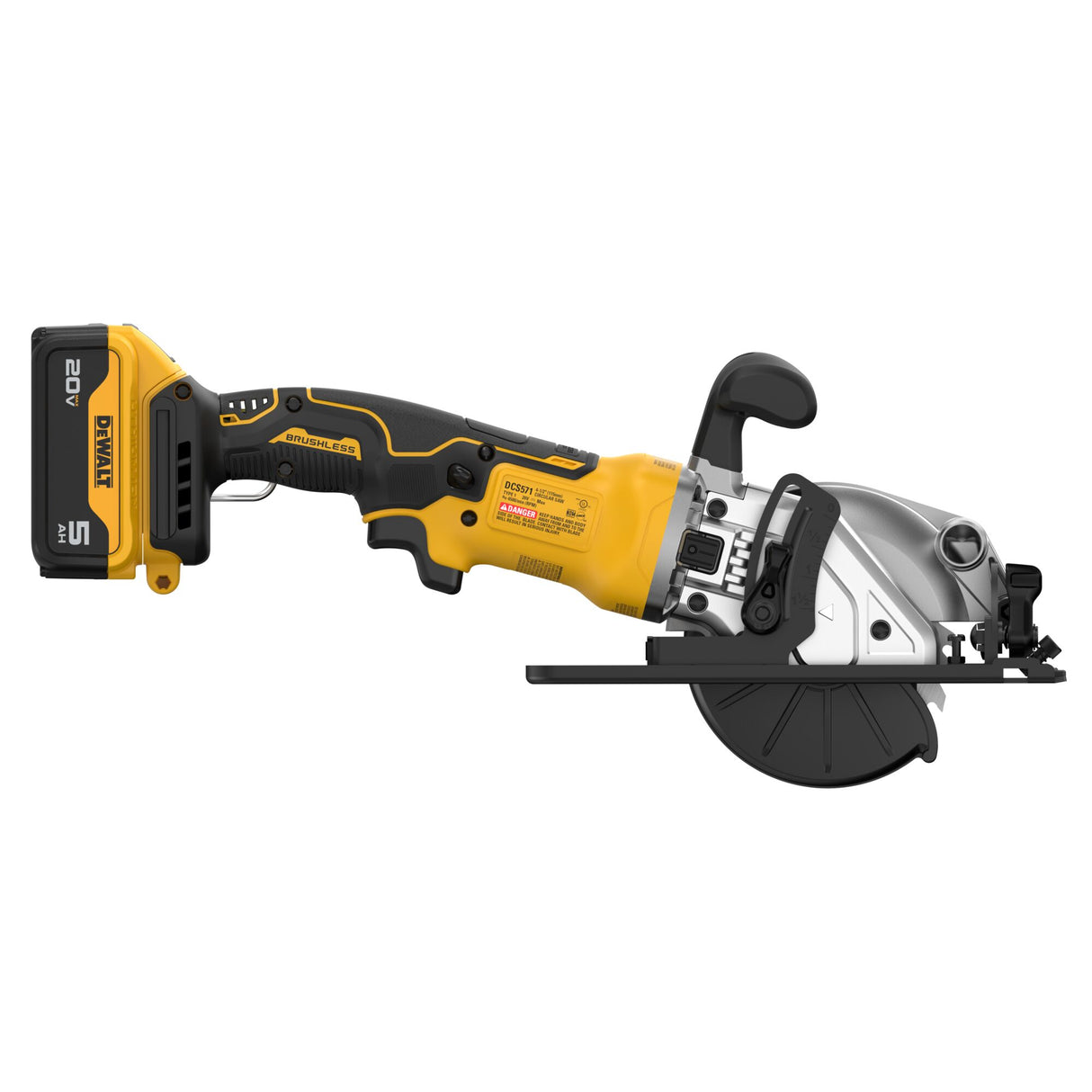 DEWALT DCS571P1 ATOMIC™ 20V MAX* Brushless Cordless 4-1/2 in. Circular Saw Kit