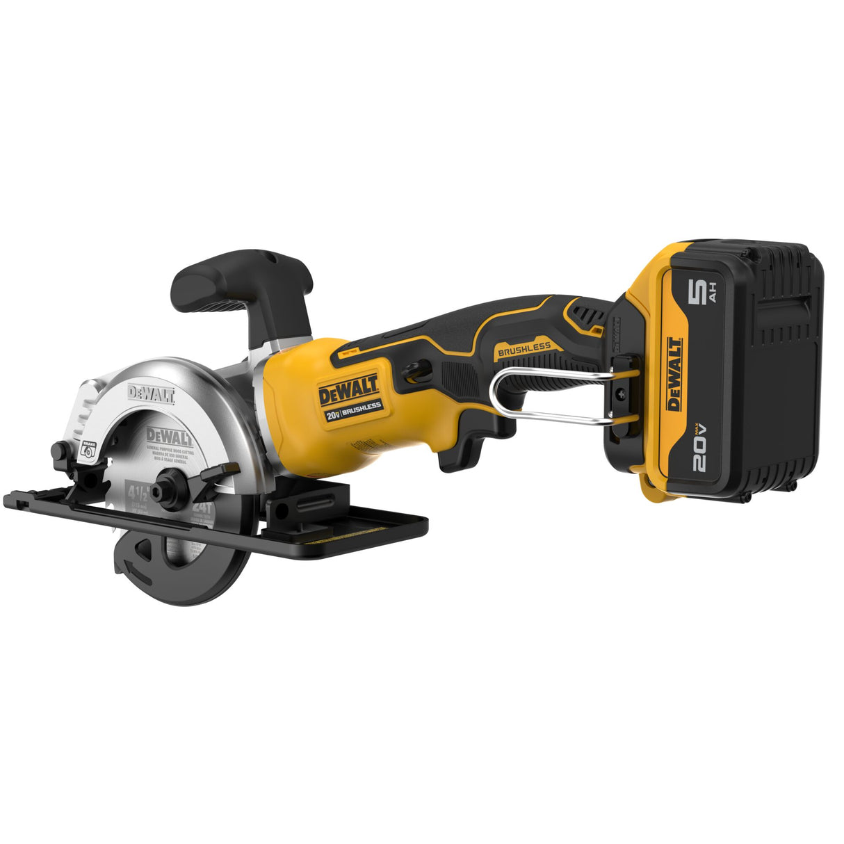 DEWALT DCS571P1 ATOMIC™ 20V MAX* Brushless Cordless 4-1/2 in. Circular Saw Kit