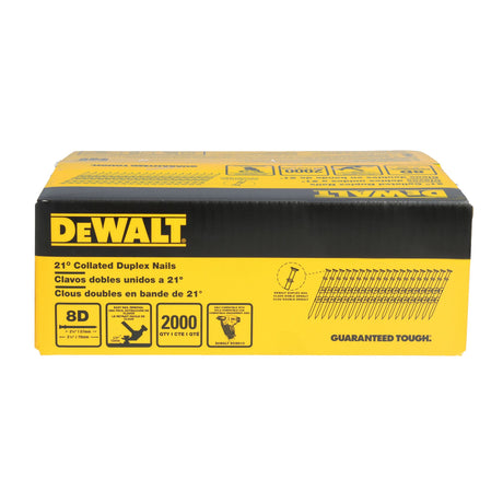 DEWALT Duplex Nails 21 Degree