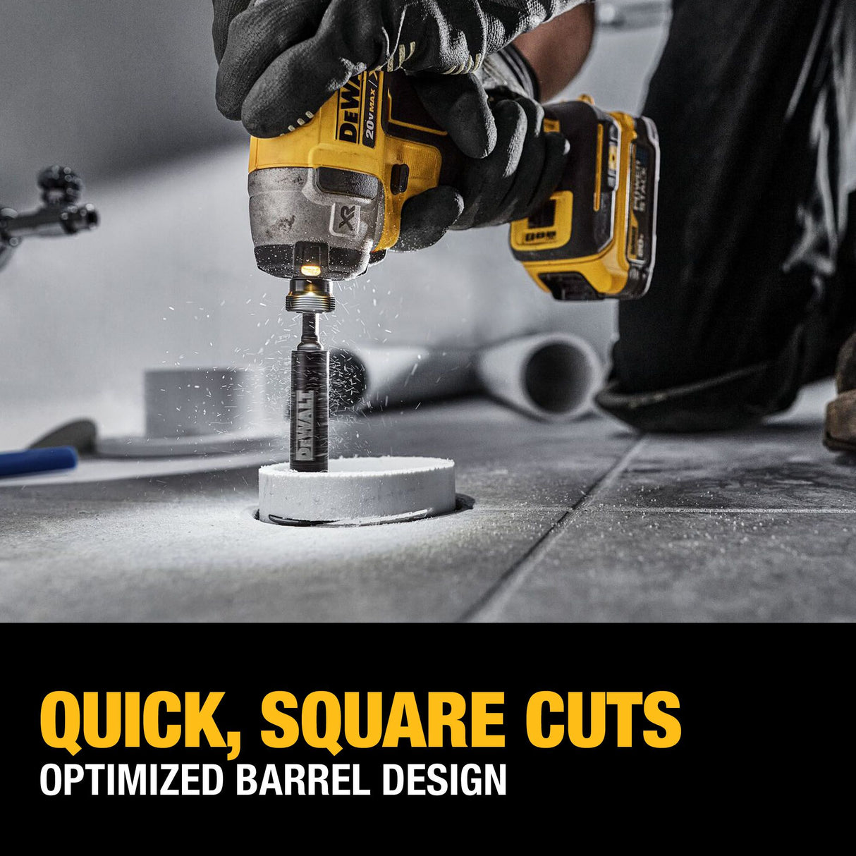 DEWALT DWAIPCIR Impact Connect Inside PVC Pipe Cutter
