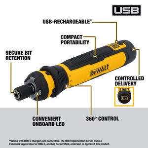 DEWALT DWHT66719 14 pc. Cordless Screwdriver Set with FLEXDRIVE™ Control
