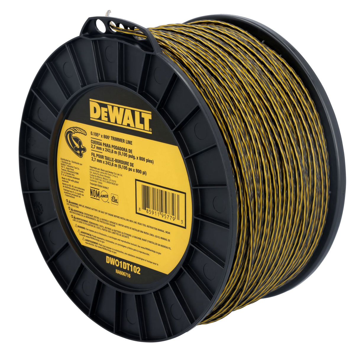 DEWALT DWO1DT102 0.105 in. X 700 ft. Trimmer Line