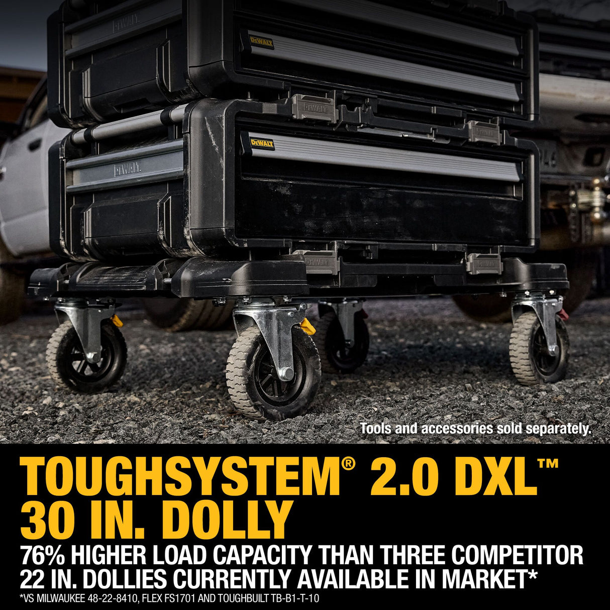 DEWALT DWST08530 TOUGHSYSTEM® 2.0 DXL™ 30 in Dolly