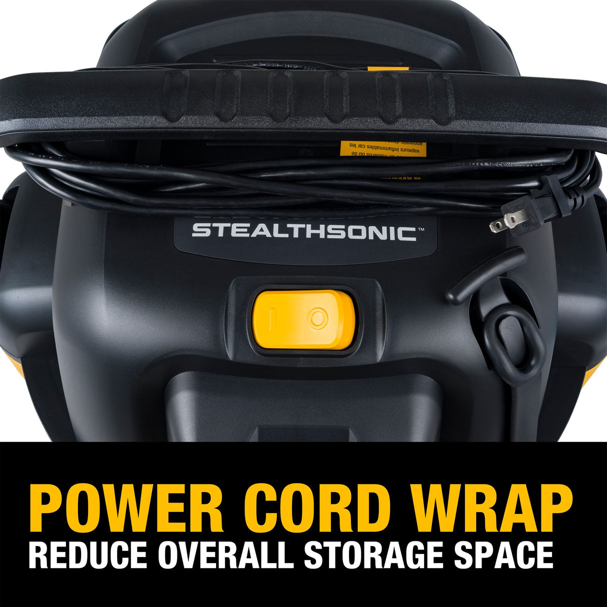 DEWALT DXV09PQTA 9 Gallon 5.0 PHP STEALTHSONIC QUIET VACUUM