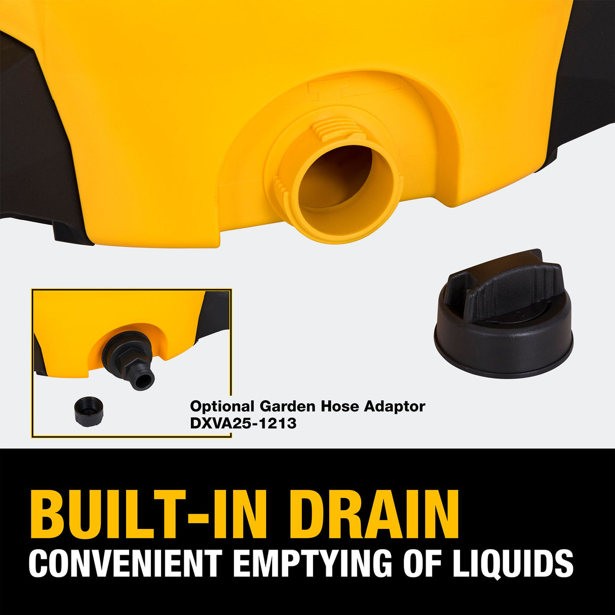 DEWALT DXV09PQTA 9 Gallon 5.0 PHP STEALTHSONIC QUIET VACUUM