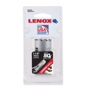 LENOX LXAH3118 Speed Slot® Carbide Tipped Hole Saw 29mm / 1-1/8"