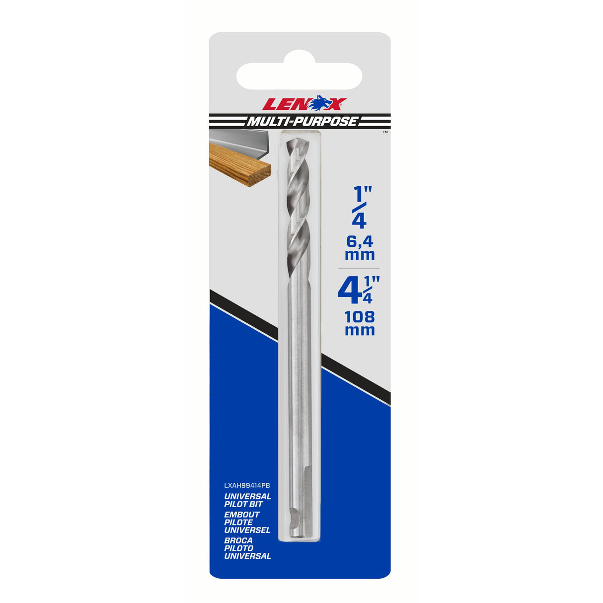 LENOX LXAH99414PB 1/4" Hole Saw Pilot Drill
