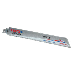 LENOX LXAR12108CT-1 Lazer CT™ Carbide Tipped 12" Reciprocating Saw Blades 8TPI 1/PK