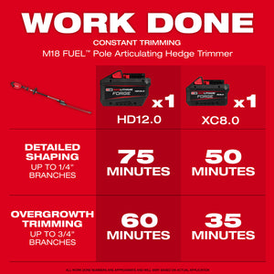 Milwaukee 3012-20 M18 FUEL™ Pole Articulating Hedge Trimmer