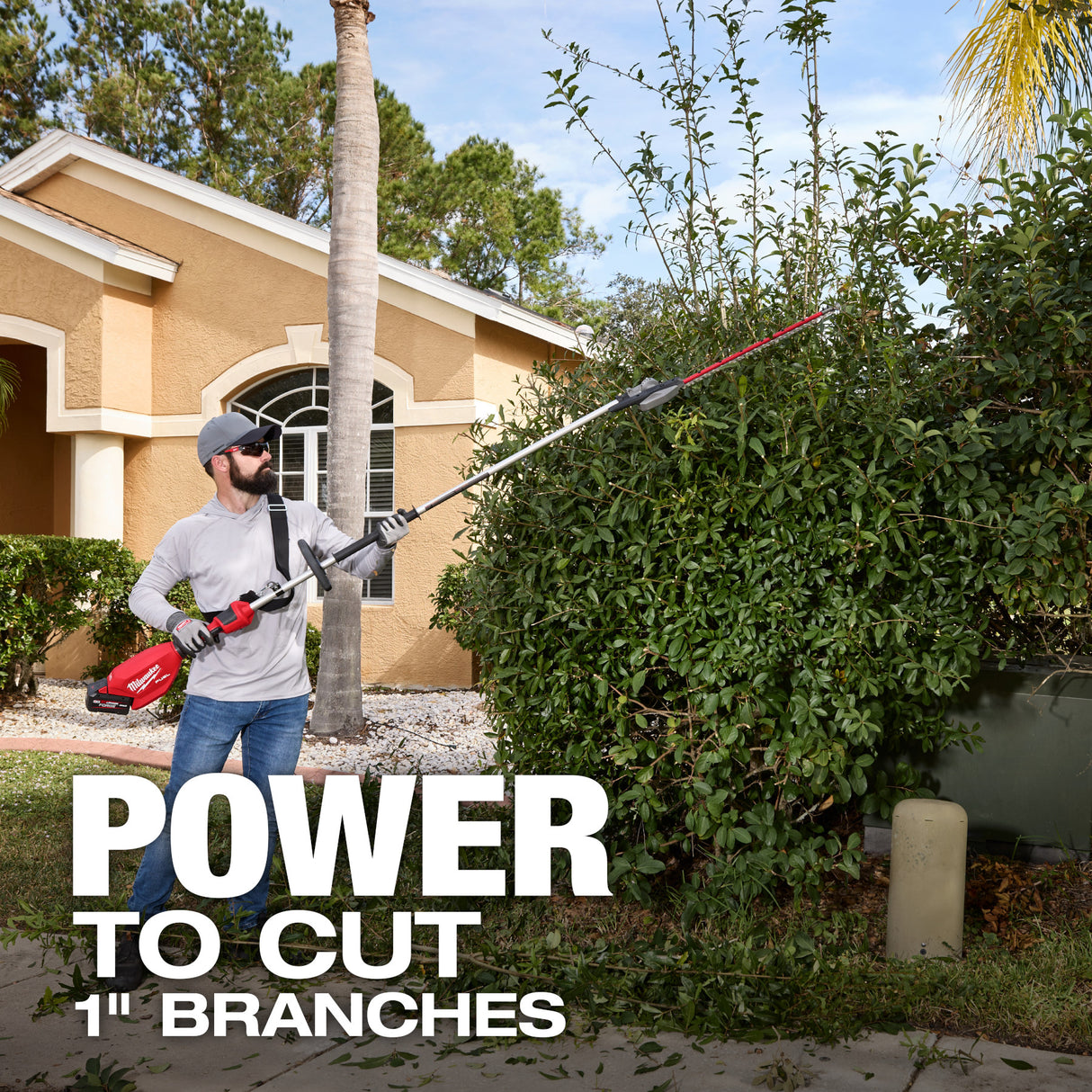 Milwaukee 3035-20 M18 FUEL™ Extended Pole Articulating Hedge Trimmer