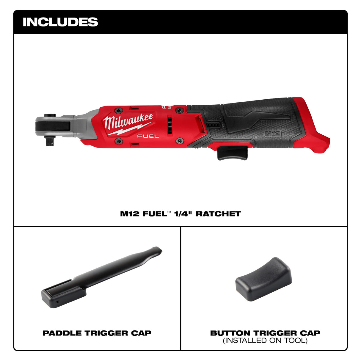 Milwaukee 3052-20 M12 FUEL™ 1/4" Ratchet