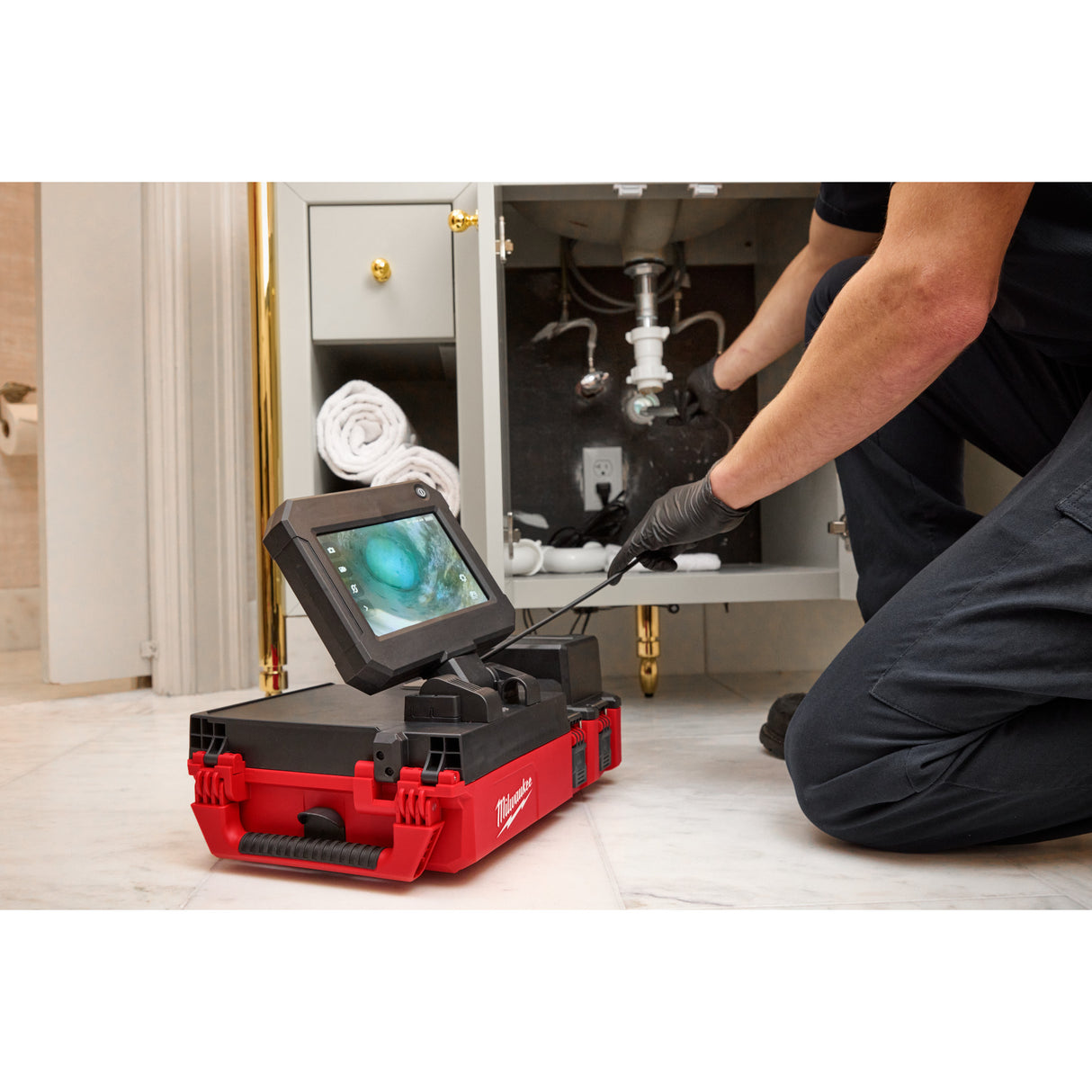 Milwaukee 3154-20 M12™ 75' Drain Camera w/ PACKOUT™ Compatibility