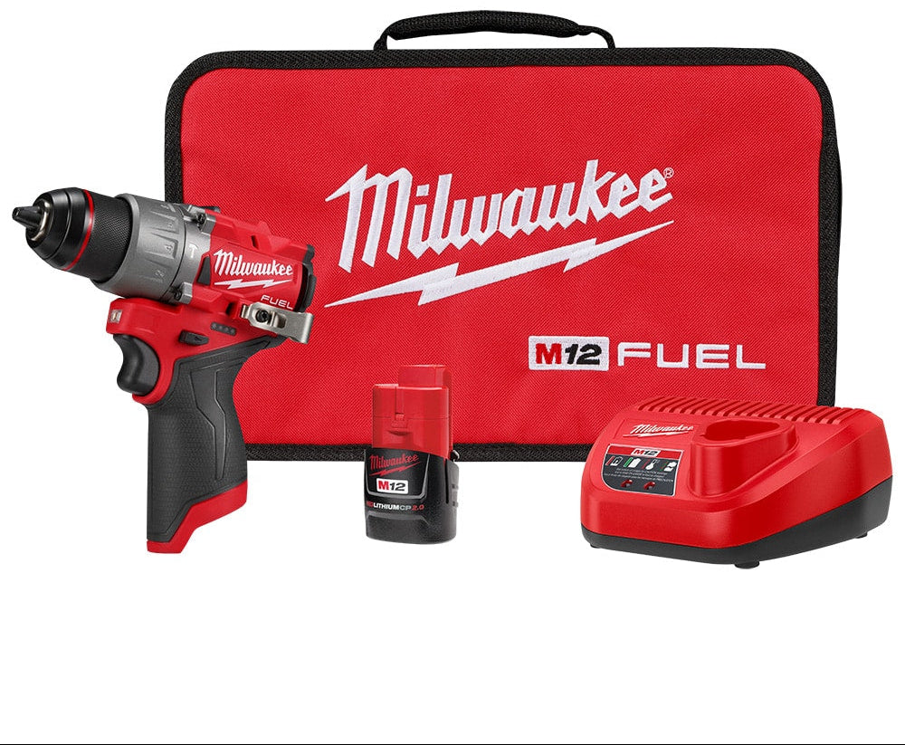 Milwaukee 3404-21 M12 FUEL™ 1/2 in. Hammer Drill Driver Kit