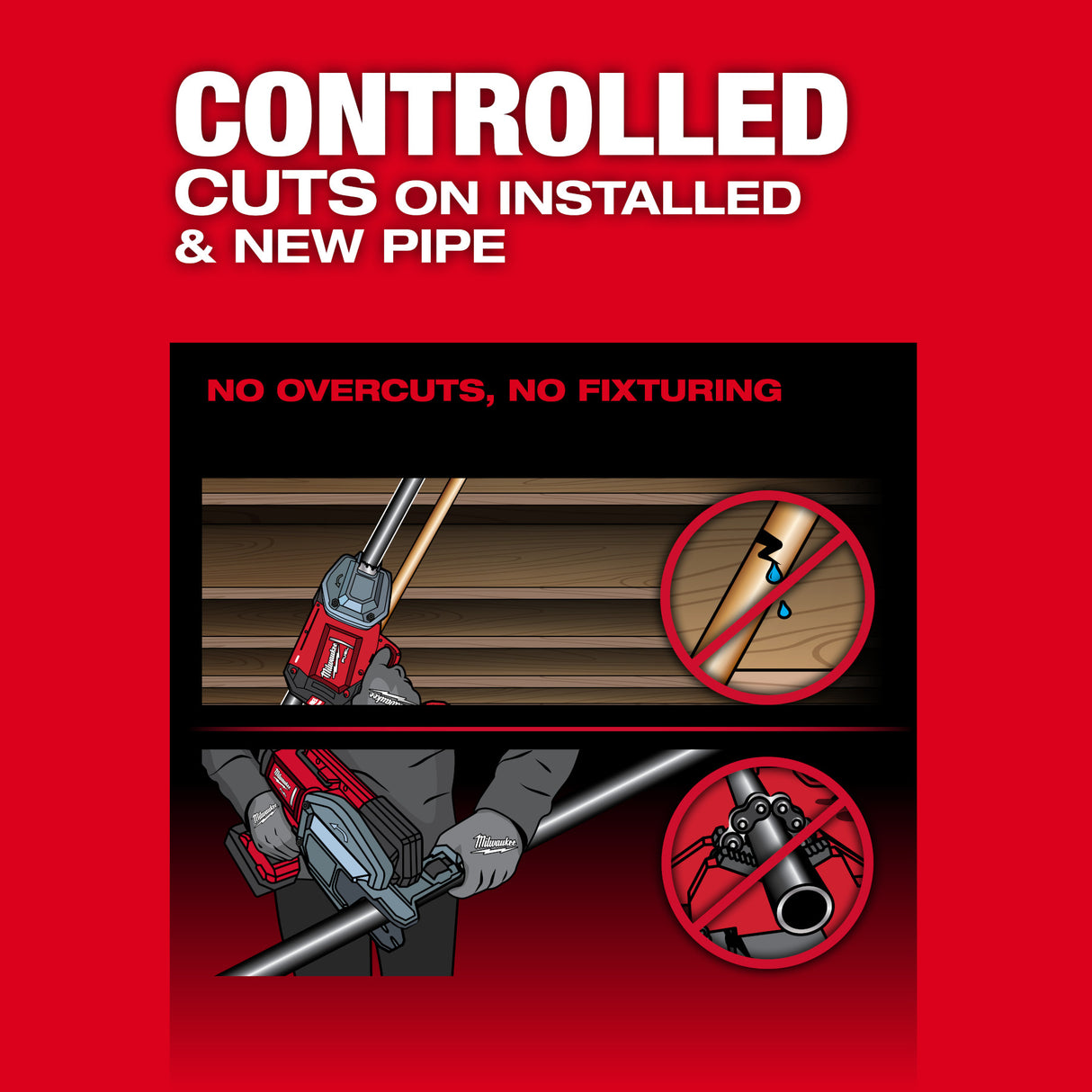 Milwaukee 3469-20 M18 FUEL™ ½”-1” Steel Pipe Cutter