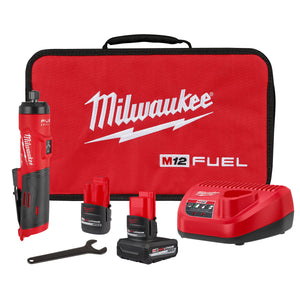 Milwaukee M12 Die Grinder Kit on white background