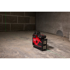 Milwaukee 3642-21 M12™ Green 360° 3-Plane Laser w/Automatic Alignment & Receiver