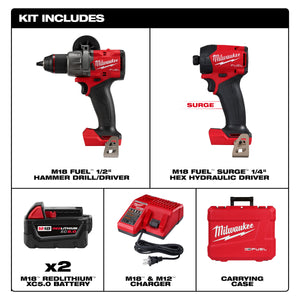 Milwaukee 3799-22 M18 FUEL™ 2-Tool Combo Kit