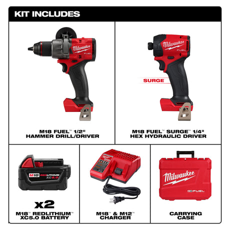 Milwaukee 3799-22 M18 FUEL™ 2-Tool Combo Kit