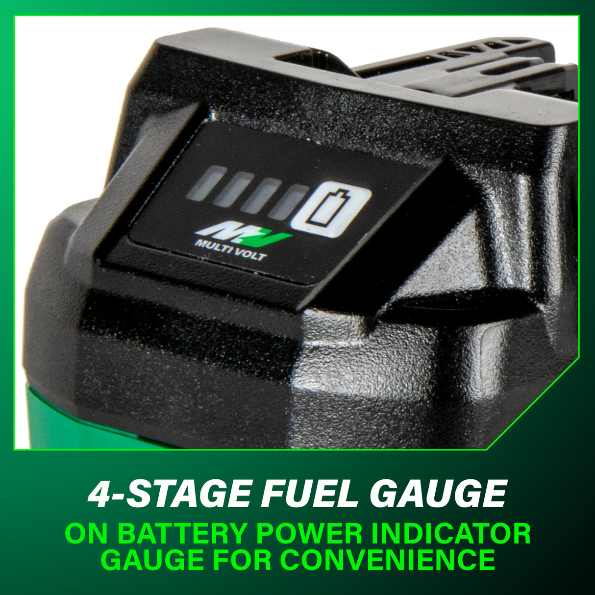 metabo HPT 382309M 18V/36V (5.0Ah/2.5Ah) MultiVolt™ Lithium Ion Water & Impact Resistant Battery