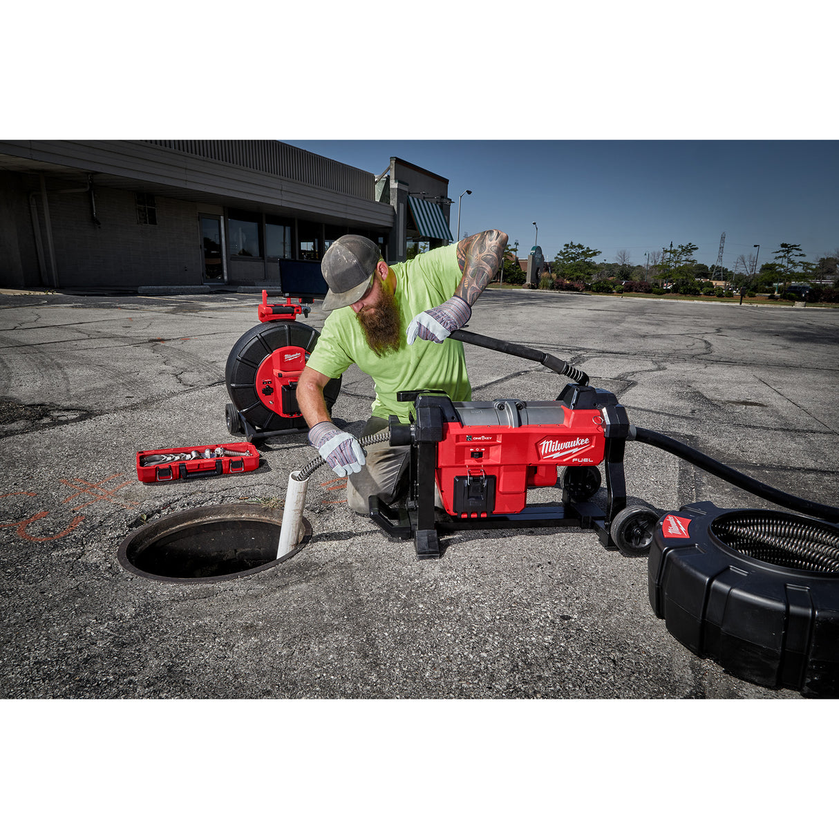Milwaukee 3974-22 M18™ 200’ Stiff Modular Pipeline Inspection System