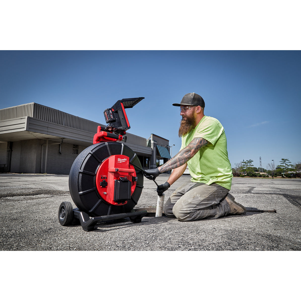 Milwaukee 3974-22 M18™ 200’ Stiff Modular Pipeline Inspection System