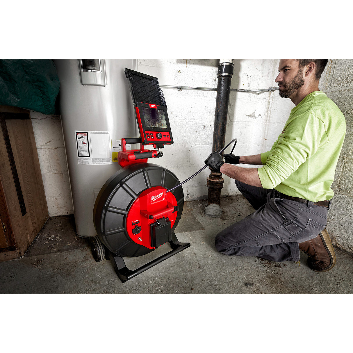Milwaukee 3974-22 M18™ 200’ Stiff Modular Pipeline Inspection System