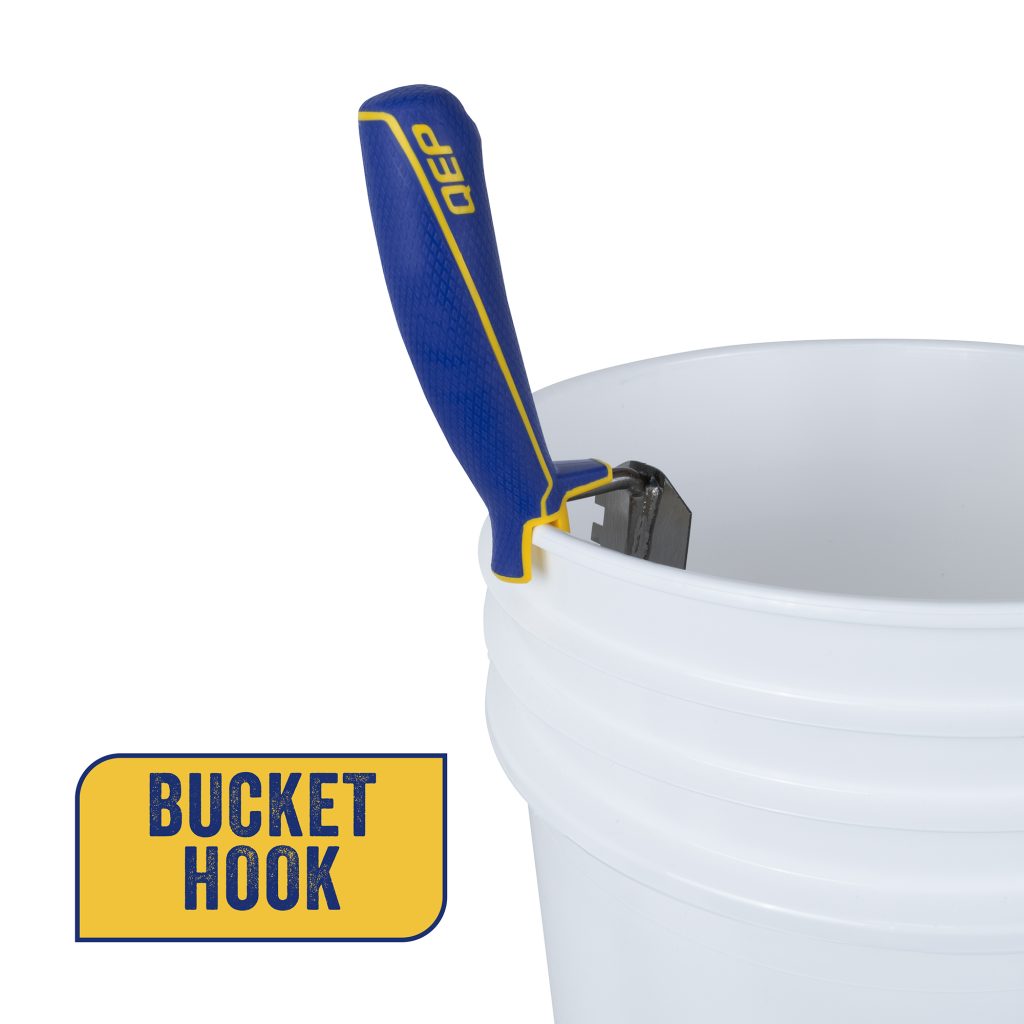 QEP 42114 Comfort Grip Margin Trowel Square Notch