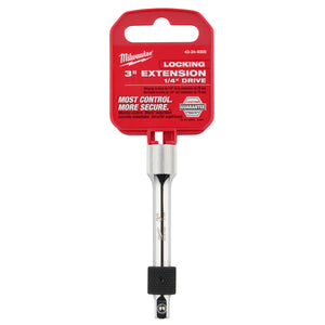 Milwaukee 43-24-9300 1/4" Drive 3" Locking Extension