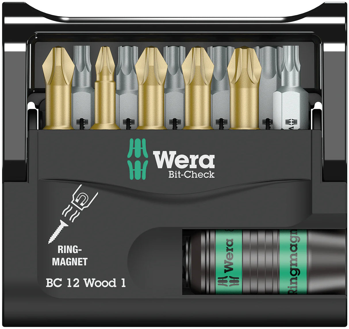 WERA 05136387001 Bit-Check 12 Universal 2, 12 pieces