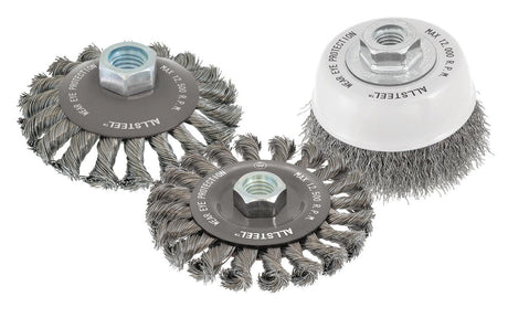 WALTER 13W301 ALLSTEEL 3" 5/8-11 CRIMPED CUP BRUSH