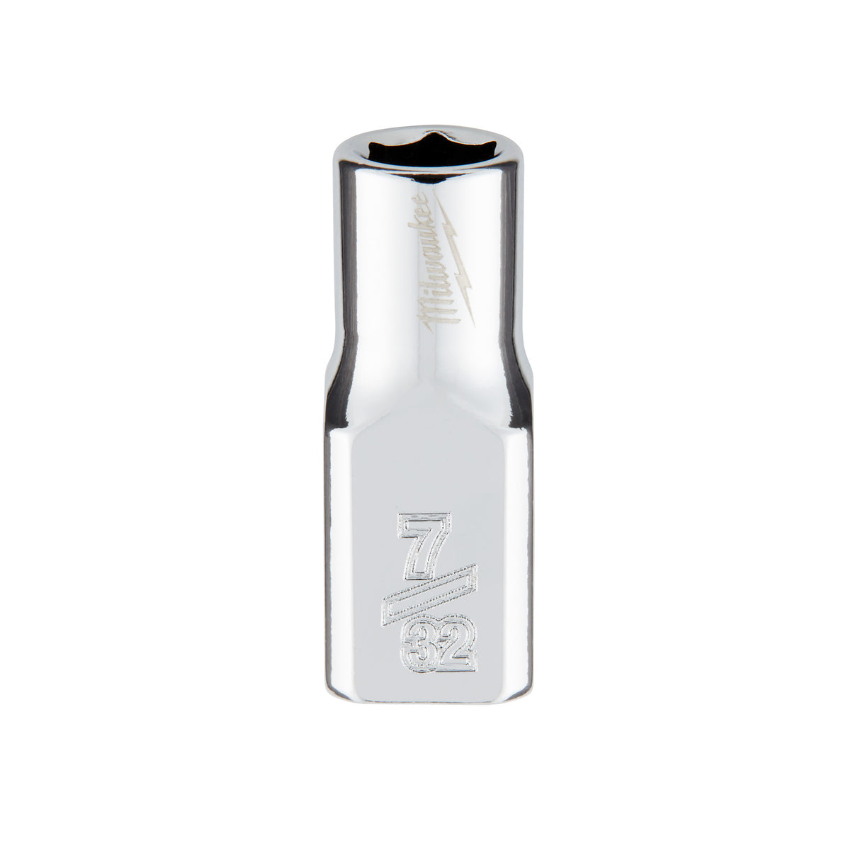 Milwaukee 1/4" Drive 7/32" SAE Socket with FOUR FLAT™ Sides 45-34-9002