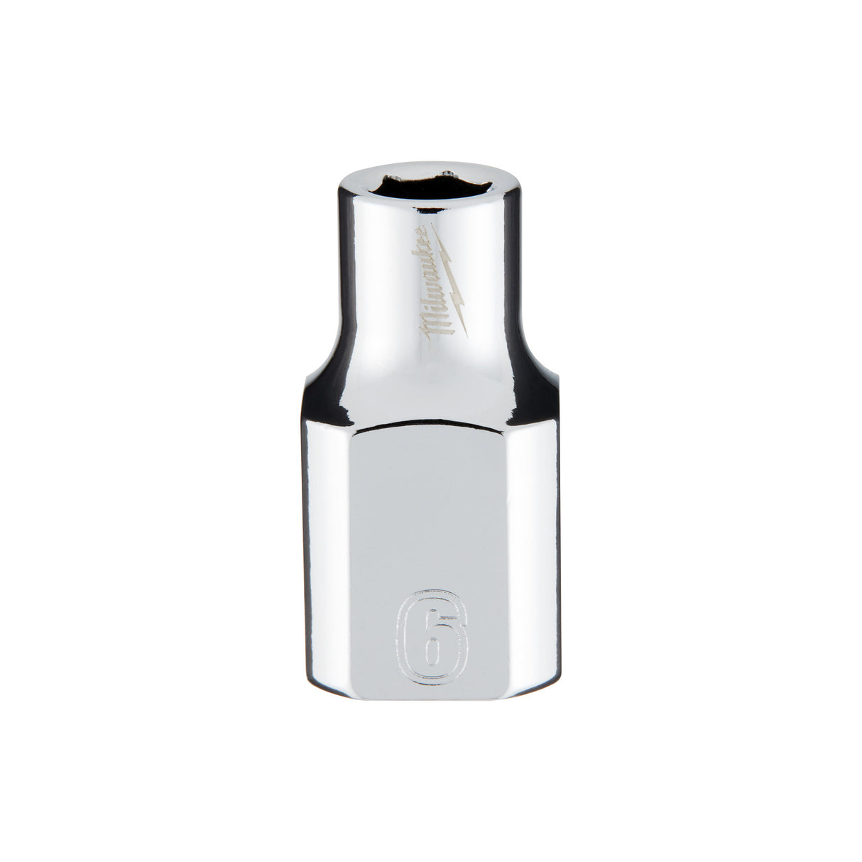 Milwaukee 3/8" Drive 6mm Metric Socket with FOUR FLAT™ Sides 45-34-9076