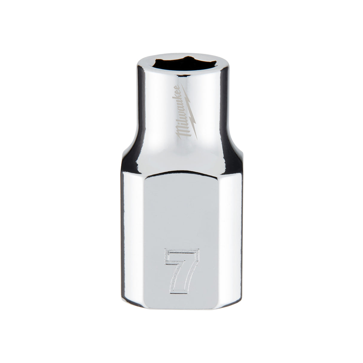 Milwaukee 3/8" Drive 7mm Metric Socket with FOUR FLAT™ Sides 45-34-9077