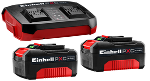 Einhell 4512133 2 x 4.0 Ah 18V PXC Battery & Charger Starter Kit