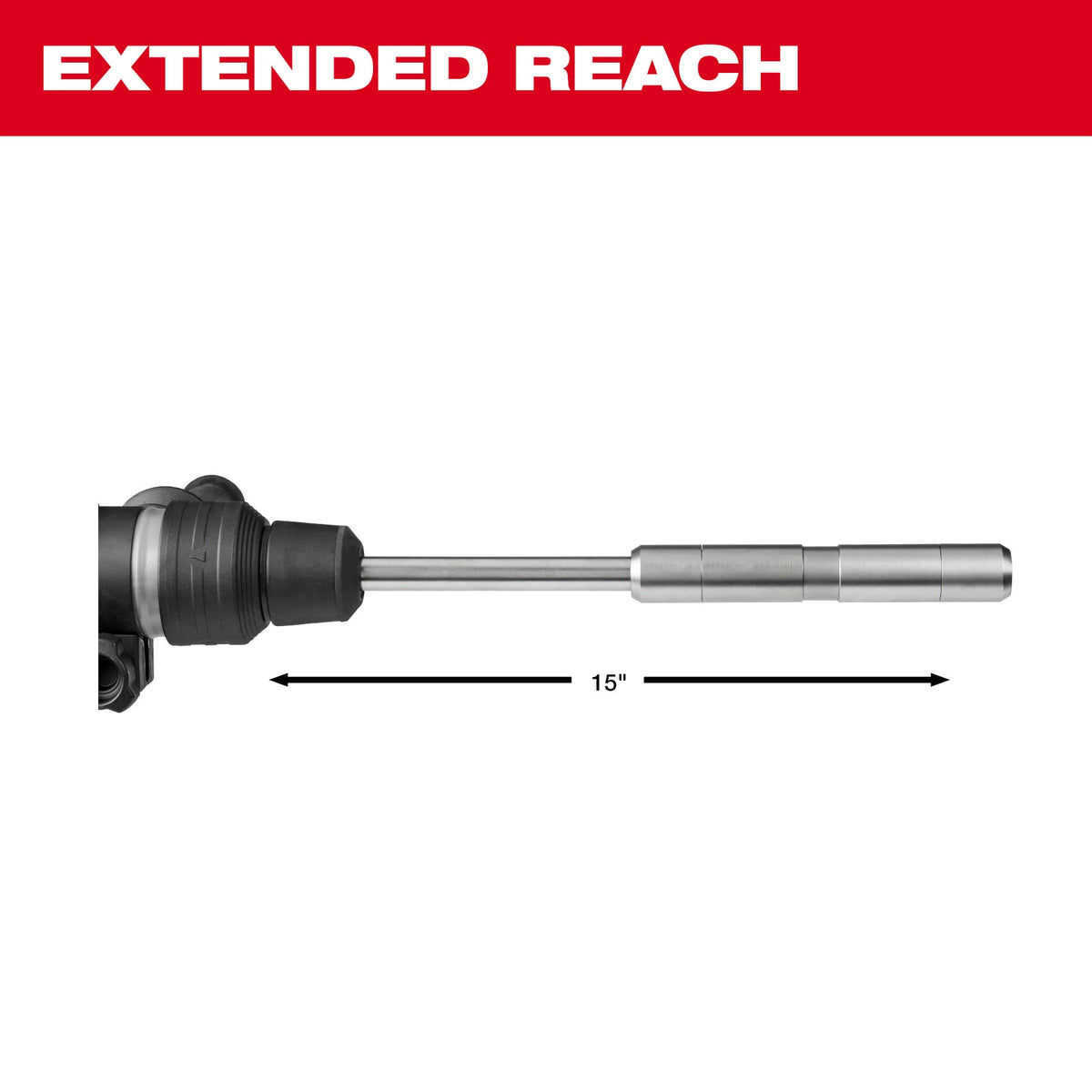 Milwaukee 48-20-3966 15" MAX-LOK™ SDS Max Extension