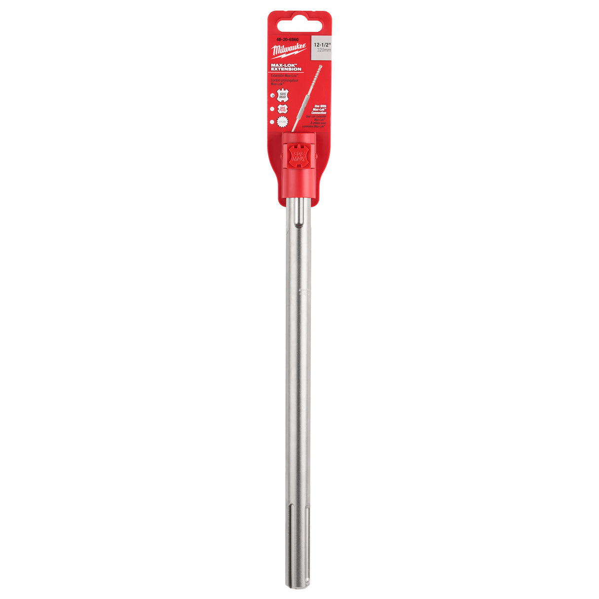 Milwaukee 48-20-6960 12-1/2" Max-Lok™ SDS MAX Adapter