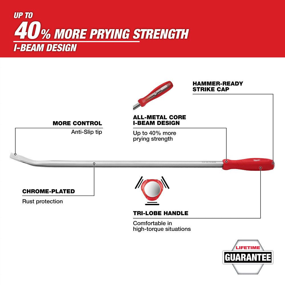 Milwaukee 48-22-0158 17pc. Screwdriver & Pry Bar Set with Tray for PACKOUT™ Drawers