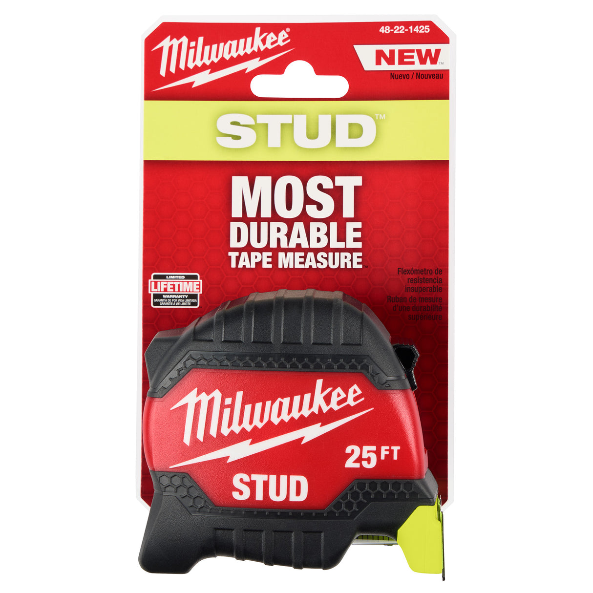 Milwaukee 48-22-1425 25ft STUD™ Tape Measure