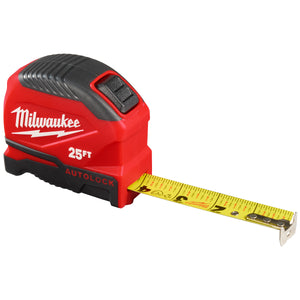 Milwaukee Tool 48-22-1825 25 ft Auto-Lock Tape Measure