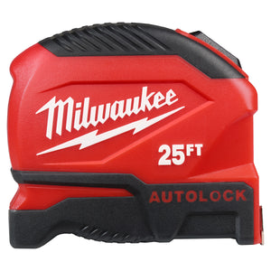 Milwaukee Tool 48-22-1825 25 ft Auto-Lock Tape Measure