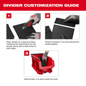 Milwaukee Tool 48-22-8437 PACKOUT™ Compact Crate