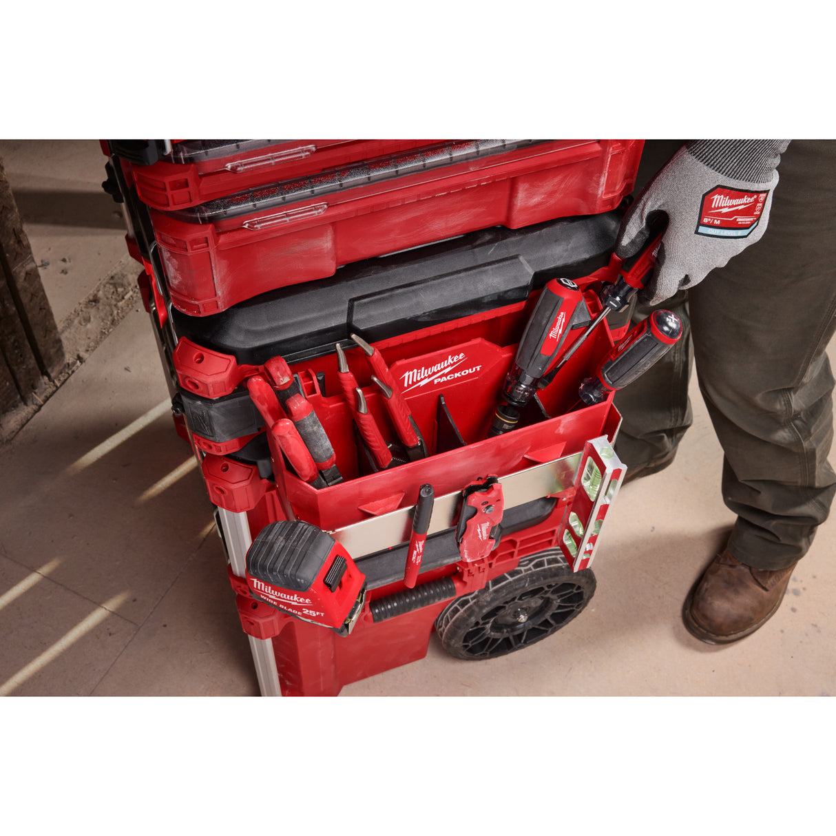 Milwaukee 48-22-8602 PACKOUT™ Tool Box Caddy Attachment