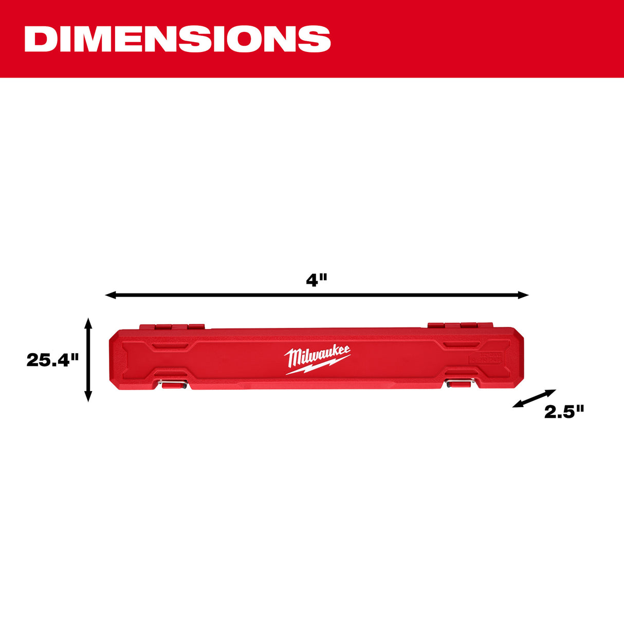 Milwaukee 1/2" Drive Click Torque Wrench (50-250 ft·lbf) 48-22-9203