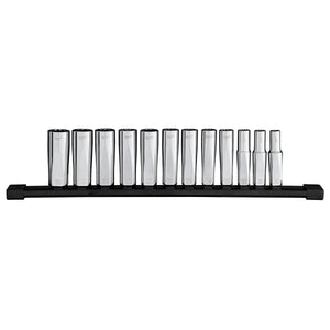Milwaukee 48-22-9521 12pc 3/8” Drive 12-Point Deep Well Metric Socket Set
