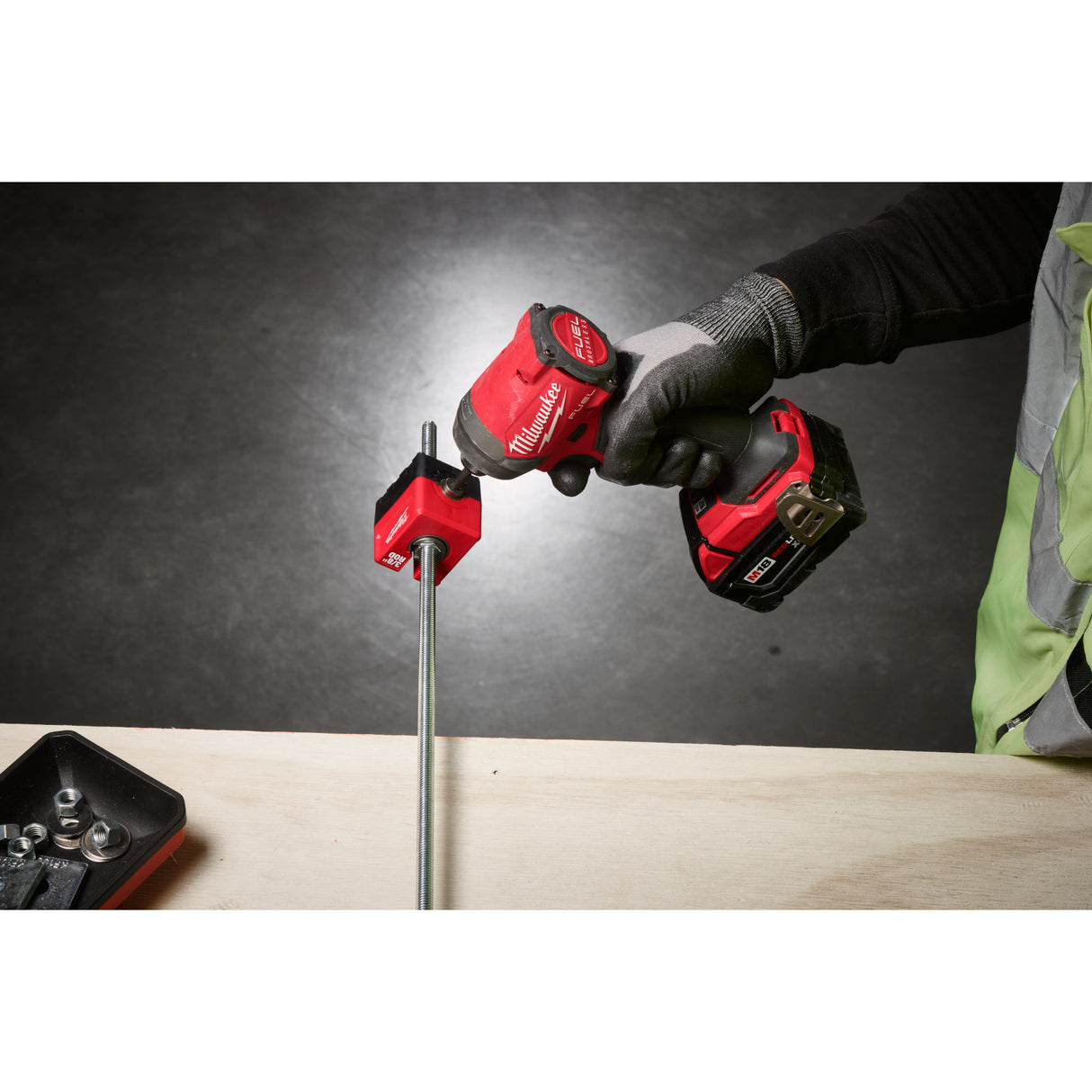 Milwaukee 48-32-2391 SHOCKWAVE™ Impact Duty 3/8" Threaded Rod Nut Runner
