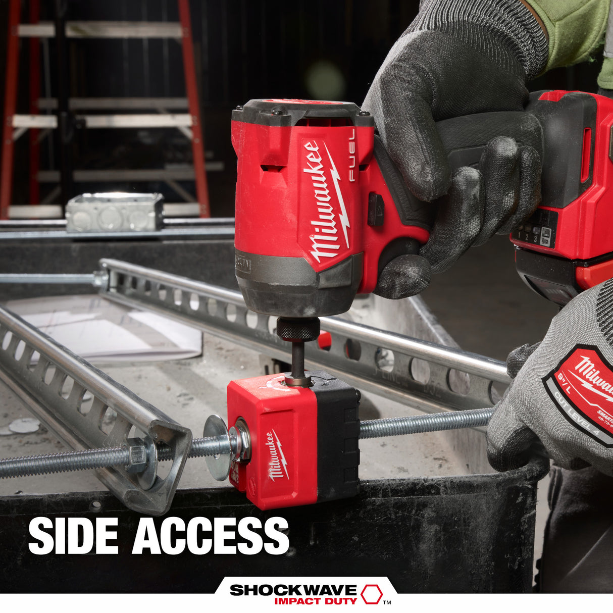 Milwaukee 48-32-2391 SHOCKWAVE™ Impact Duty 3/8" Threaded Rod Nut Runner