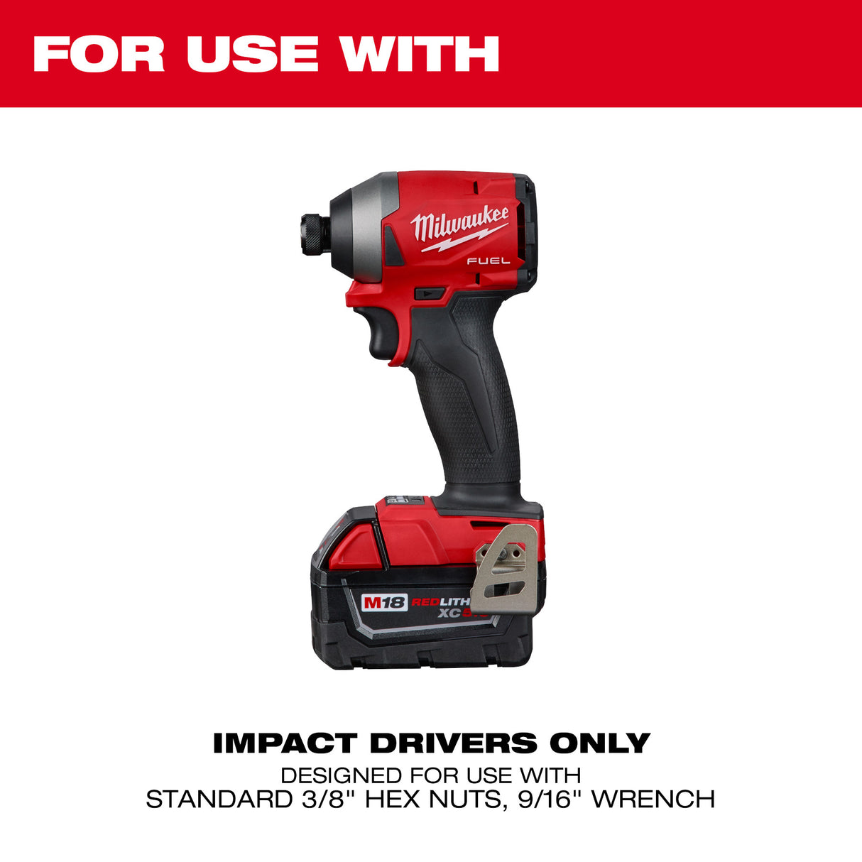 Milwaukee 48-32-2391 SHOCKWAVE™ Impact Duty 3/8" Threaded Rod Nut Runner